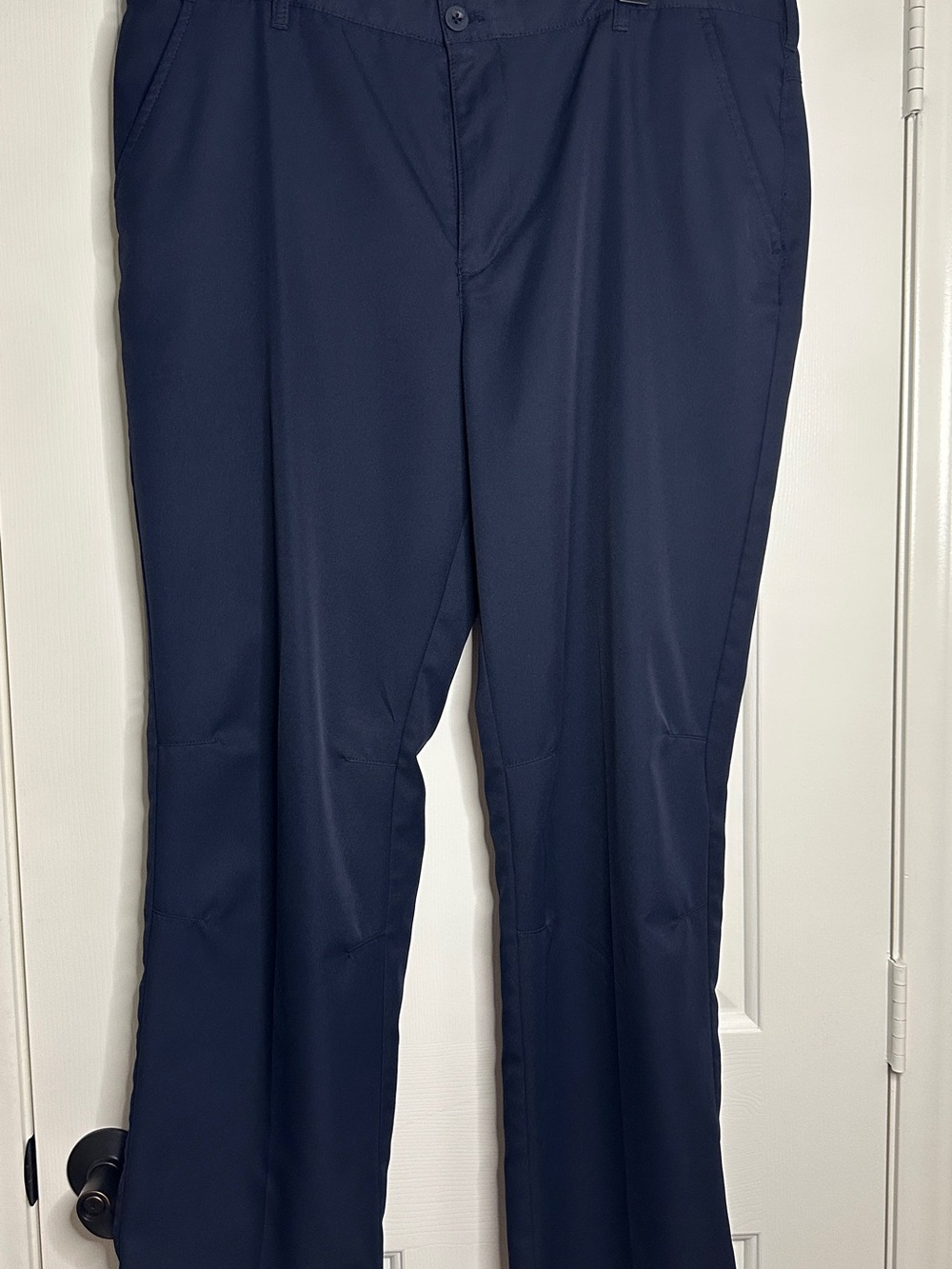 Izod Men's Dark Navy Straight-Leg Dress Pants